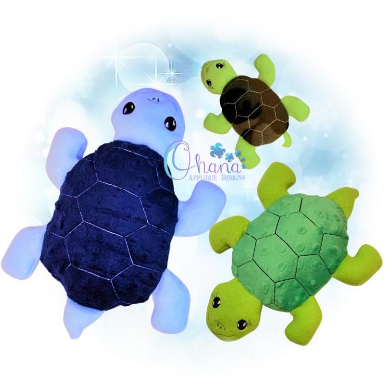 personalized stuffed turtle