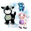 OAD Cow Stuffie Multi CG 80072