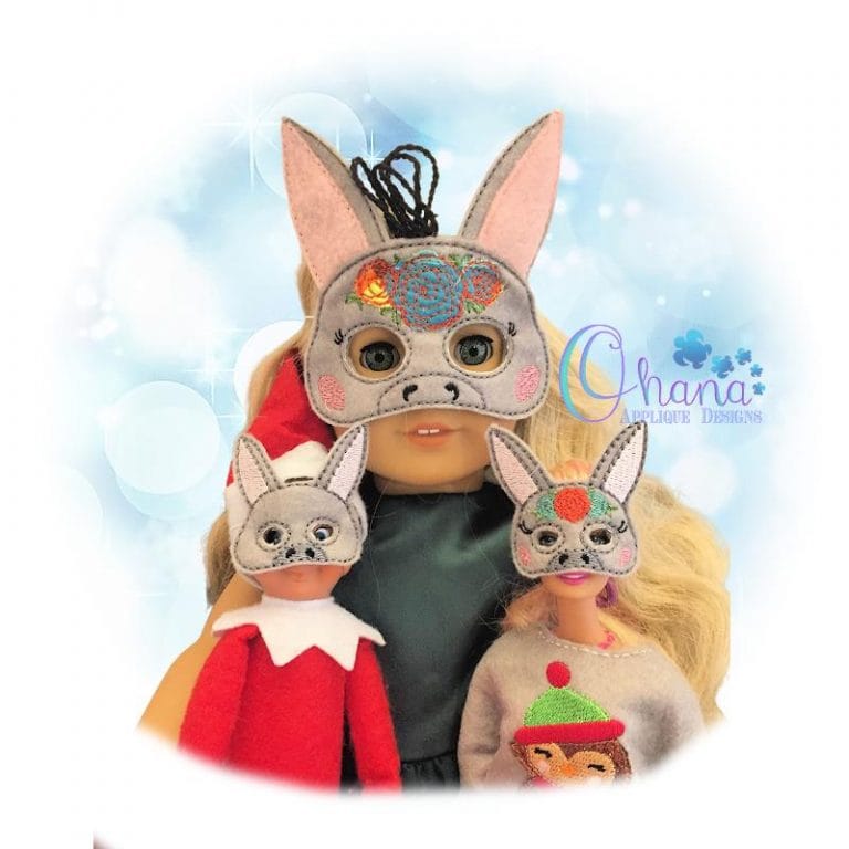 Floral Donkey Doll Pretend
