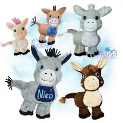 Dezzy Donkey Stuffie Embroidery