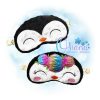 Floral Penguin Sleep Mask