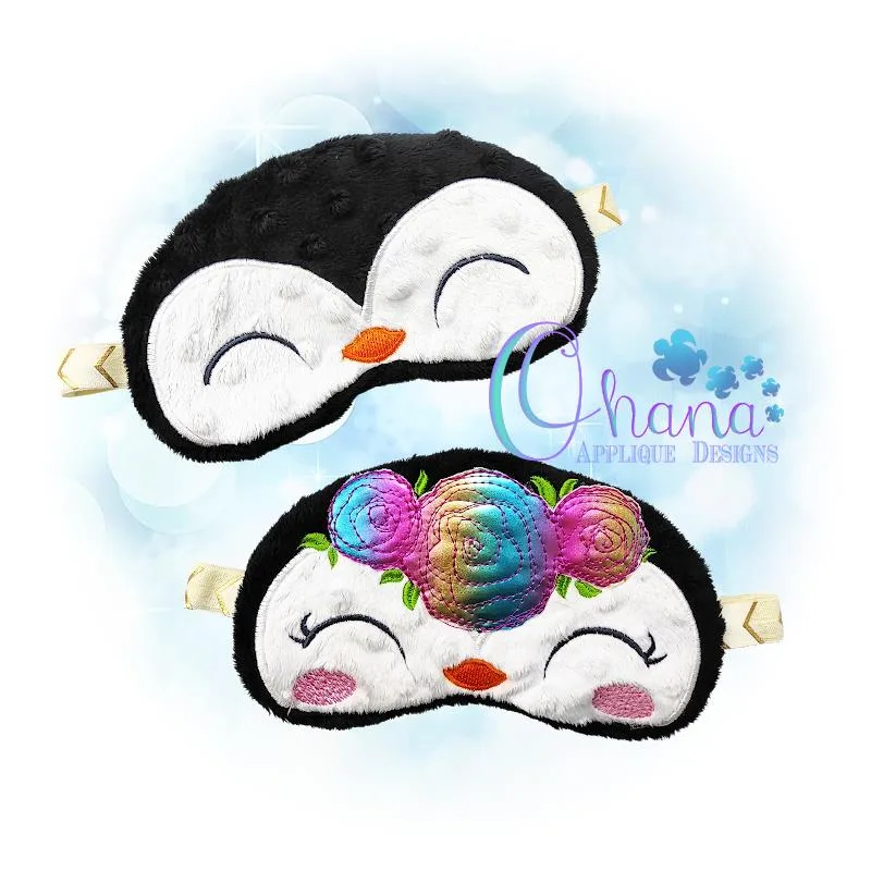OAD Floral Penguin SM AA 80072 Floral Penguin Sleep Mask