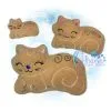 OAD Gingerbread Cat Stuffie LW 80072 OAD Gingerbread Cat Stuffie LW 80072