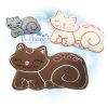OAD Gingerbread Cat Stuffie Multi KRS 80072