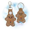 Gingerbread Key Chain Embroidery