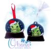 Santa Dragon Snowglobe Ornament