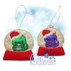 Santa Dragon Snowglobe Ornament