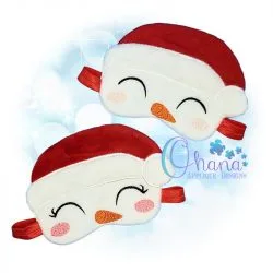 OAD Santa Snowman SM MH 80072 Santa Snowman Sleep Mask