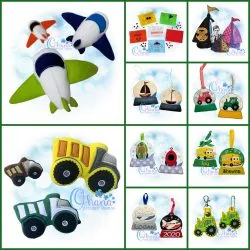 Tranportation to 7272 Transportation Week Bundle Embroidery