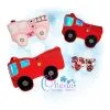 Firetruck Stuffie Embroidery