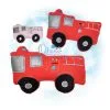 Firetruck Stuffie Embroidery