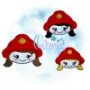 Firefighter Feltie Embroidery Design