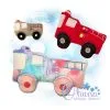 OAD Firetruck Stuffie Multi MM 80072