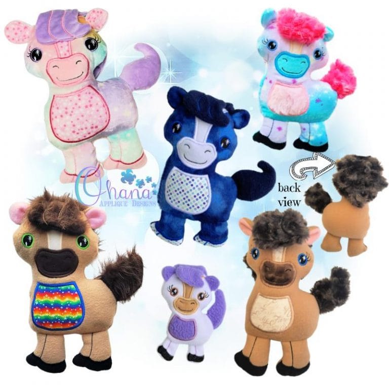 Cookie Horse Stuffie Embroidery