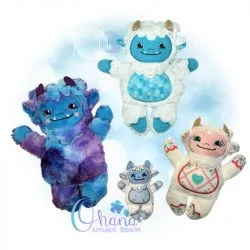 Yeti Stuffie Embroidery Design Yeti Stuffie Embroidery Design