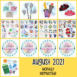 OAD August 2021 Monthly Membership