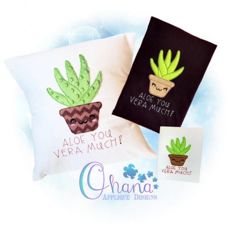 Aloe Very Much Applique