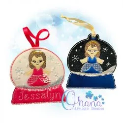 OAD Princess CO MM 80072 Princess Snowglobe Ornament