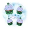 Shamrock Cupcake Feltie Embroidery