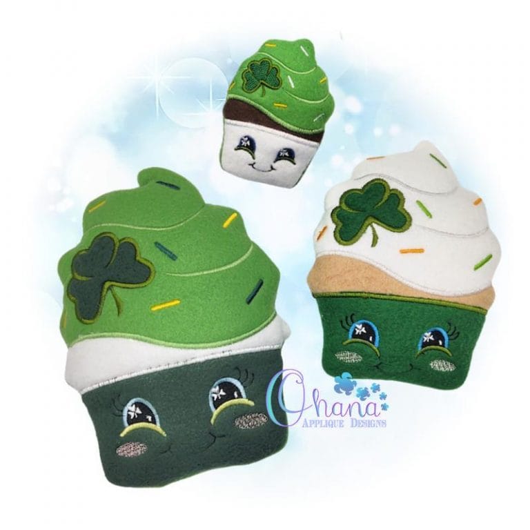 St Pattys Cupcake Stuffie