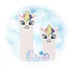 Unicorn Bookmark Embroidery