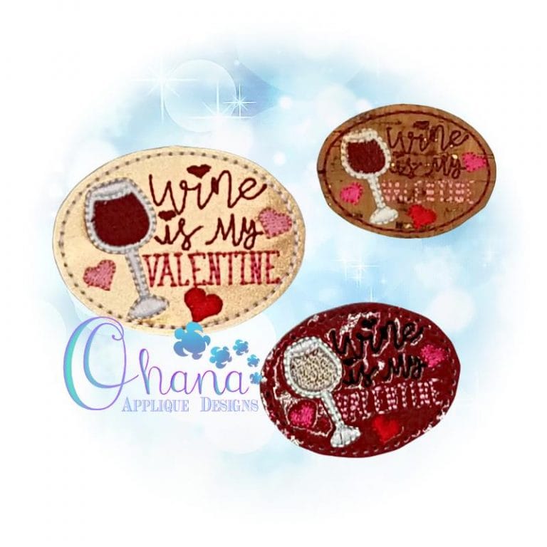 Wine Valentine Feltie
