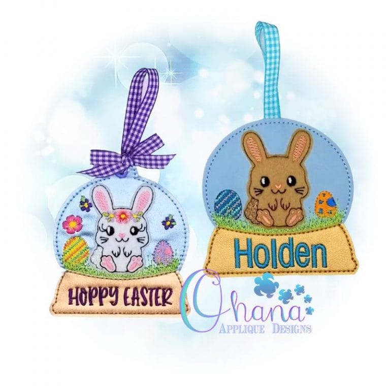 Easter Snowglobe Ornament