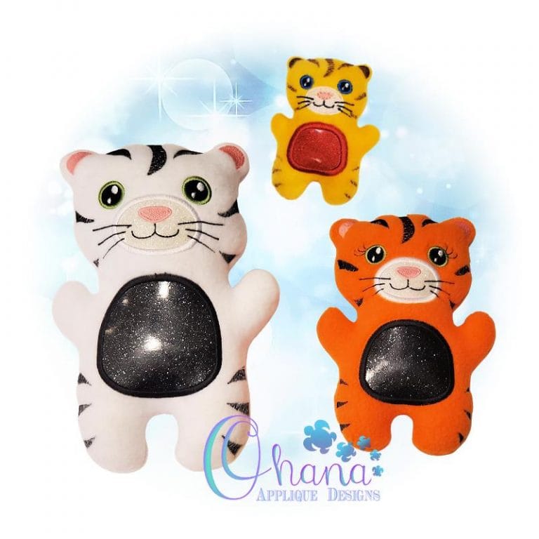 Tiger Mesh Strapped Teddy main image 0