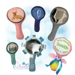 OAD Baby Rattle Stuffie Multi KRS 800 (2)72 Rattle Stuffie