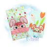 OAD Floral Bunny Peeker HYW 80072