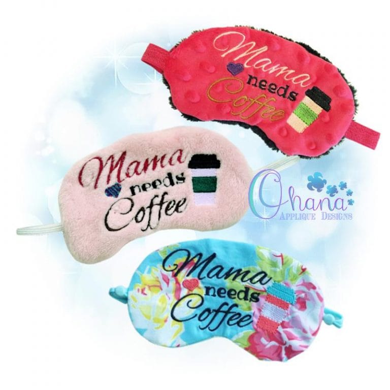 Mama Needs Coffee Sleep Mask