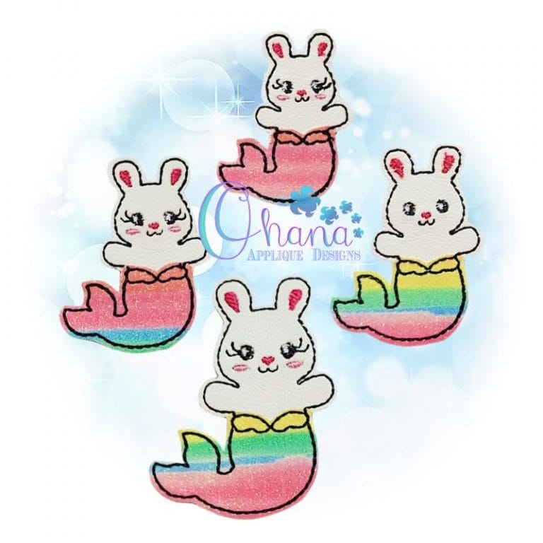MerBunny Feltie Embroidery Design