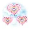 OAD Rainbow Heart Feltie AE 80072