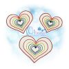 Rainbow Heart Feltie