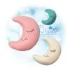 OAD Sleepy Moon Stuffie Multi EC 80072 Sleeping Moon Stuffie