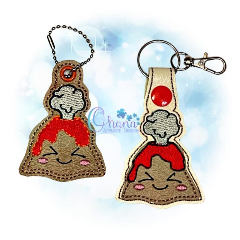 Erupting Volcano Key Chain