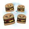 Burger Feltie Embroidery Design