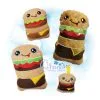 Kawaii Burger Stuffie Embroidery Kawaii Burger Stuffie Embroidery
