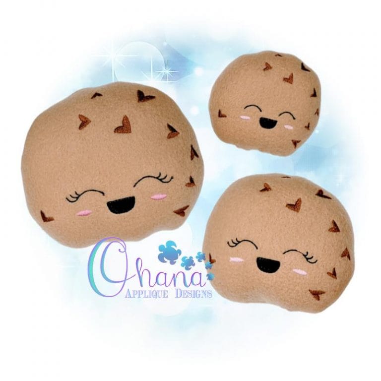 Cookie Stuffie Embroidery Design
