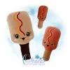 OAD Corndog Stuffie Multi EC 80072 OAD Corndog Stuffie Multi EC 80072