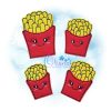 Fries Feltie Embroidery Design