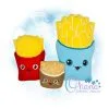 Kawaii Fries Stuffie Embroidery