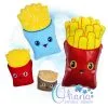 Kawaii Fries Stuffie Embroidery