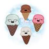 Ice Cream Feltie Embroidery