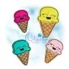 OAD Ice Cream Feltie MaggieH 80072 Ice Cream Feltie Embroidery