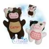 OAD QS Cow Stuffie Multi RD 80072