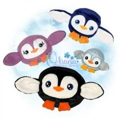 Ball Penguin Stuffie Embroidery