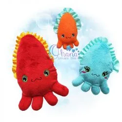 Cuttlefish Stuffie Embroidery Design