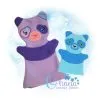 Panda Hand Puppet Embroidery