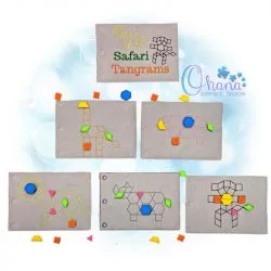 Safari Tangram Quiet Book